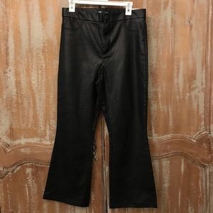 Zara Faux Leather Pant/Legging, Size XL, NWT